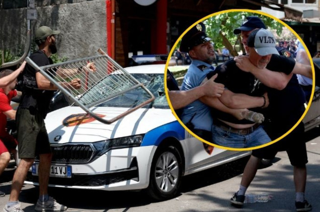 Protesty w Albanii wymykają się spod kontroli. Policja użyła armatek wodnych i gazu