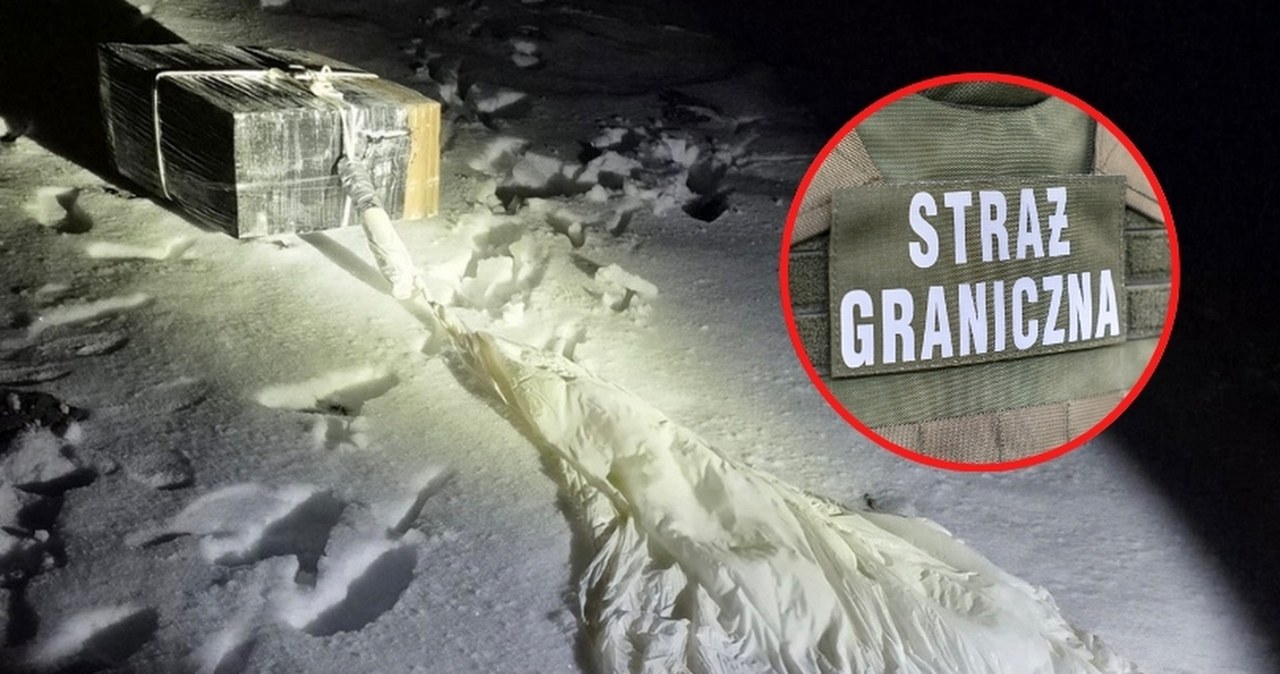 Papierosy przyleciały balonem, przemytnicy chcieli je ukryć. Wpadli na gorącym uczynku