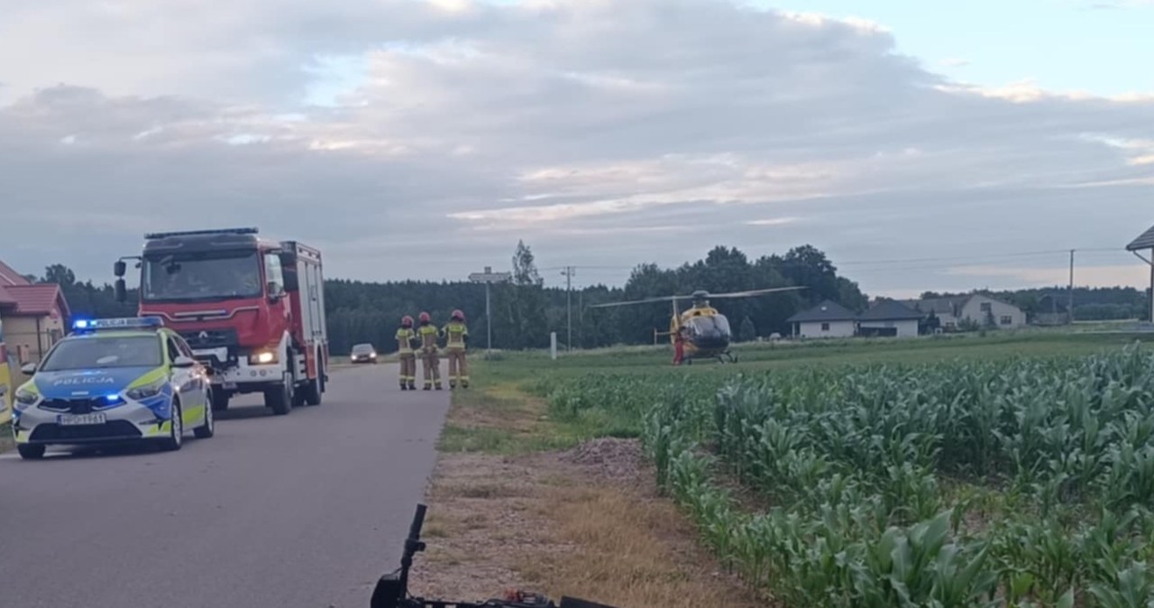 Dramatyczny wypadek na hulajnodze. Dwóch nastolatków w szpitalu