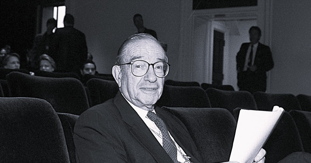 W wieku 100 lat odszedł Alan Greenspan - legendarny szef Rezerwy Federalnej USA