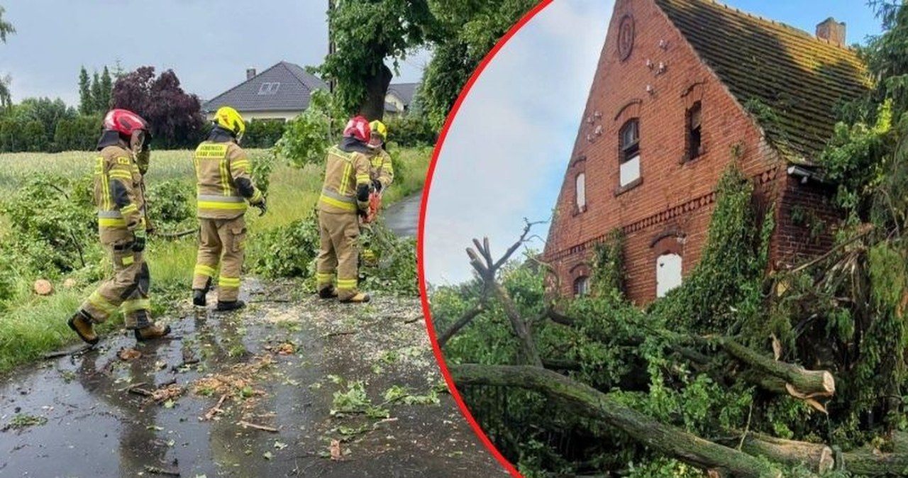 Bilans po nawałnicach - 1600 interwencji strażaków. Gdzie przejdą kolejne burze?