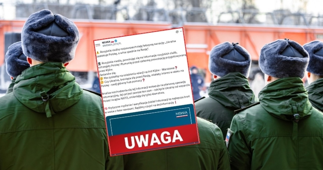 Ukraina zaatakuje Polskę? MSWiA ostrzega przed dezinformacją