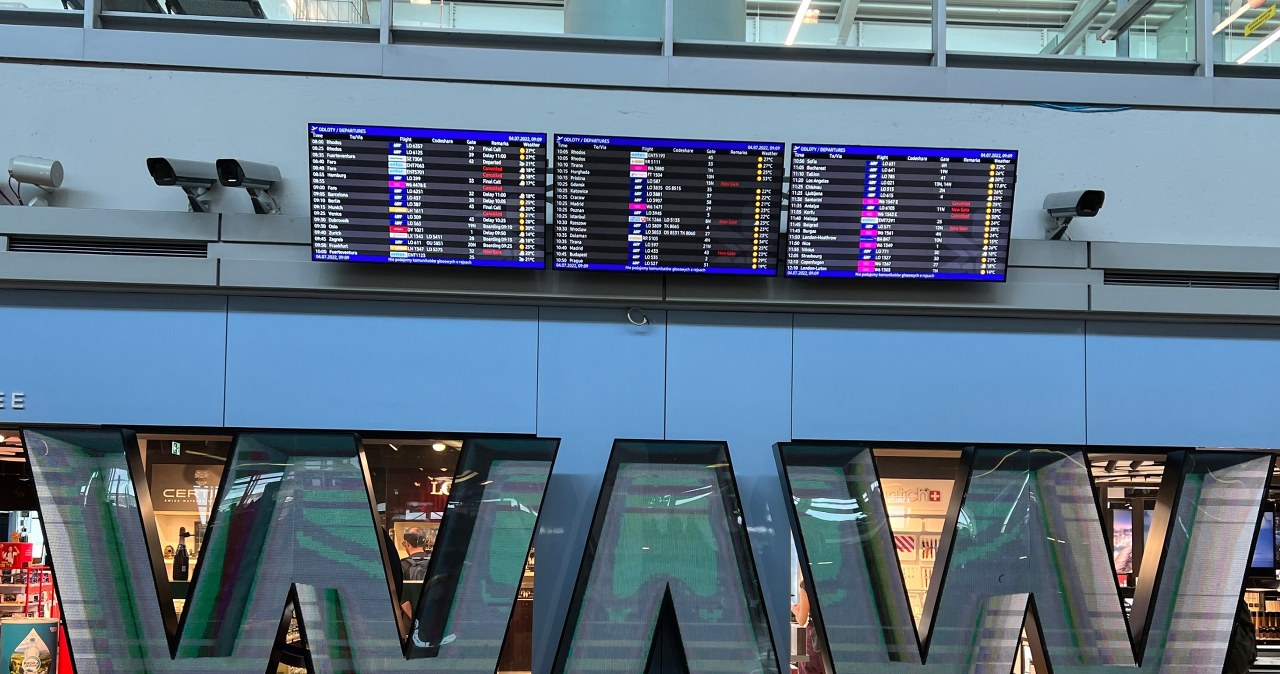 Sparaliżował na wiele godzin ruch na Okęciu. 28-latek w areszcie