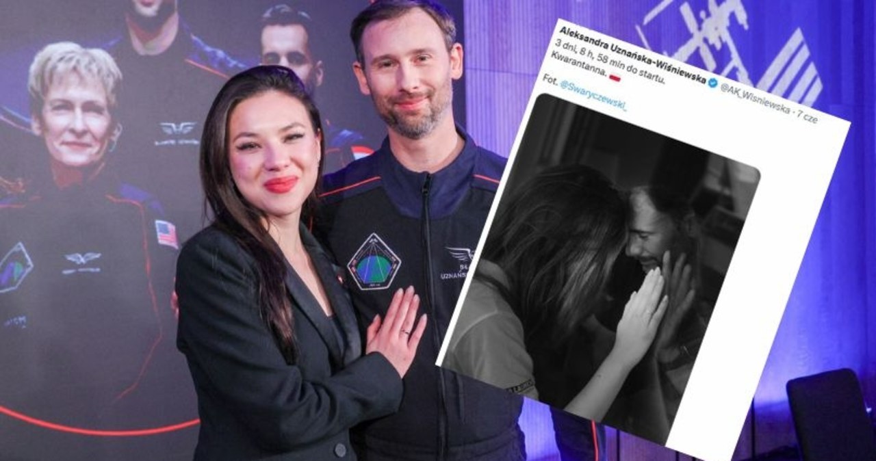 "Emocje i obawy są ogromne". Aleksandra Uznańska-Wiśniewska o kosmicznej misji męża