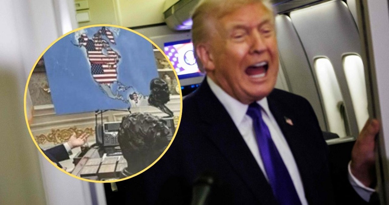 Trump publikuje kontrowersyjną mapę. Nowe terytoria w granicach USA