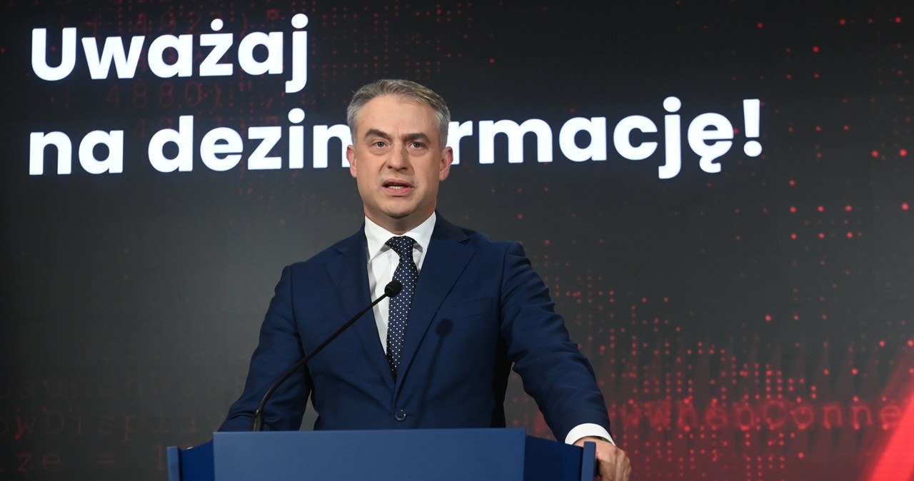 ​Gawkowski: Rosja i Białoruś rozpowszechniają dezinformacje