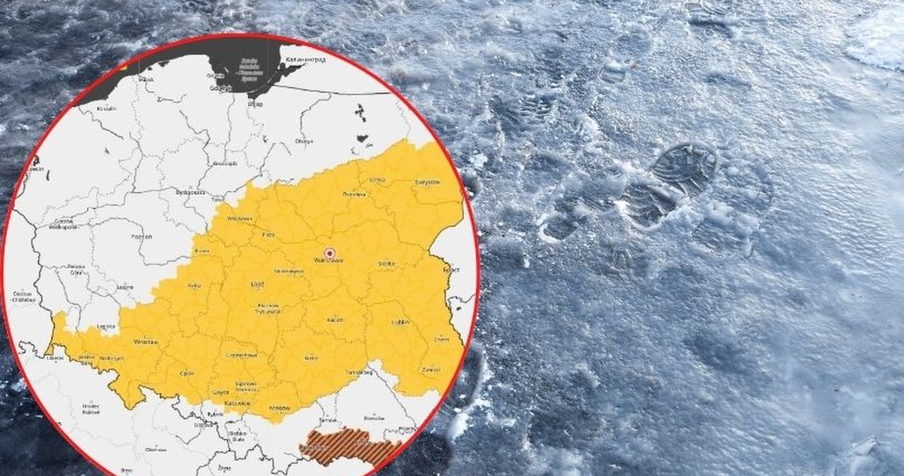 ​Pół Polski na ślizgawce. Jest ostrzeżenie dla 11 województw