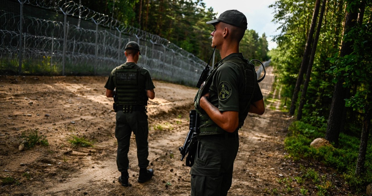 Białorusini pomogli migrantom nielegalnie przekroczyć granicę z Litwą