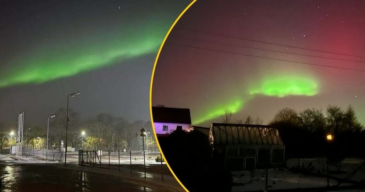 Magia na polskim niebie. Zobacz zdjęcia zorzy polarnej od naszych Czytelników i Słuchaczy