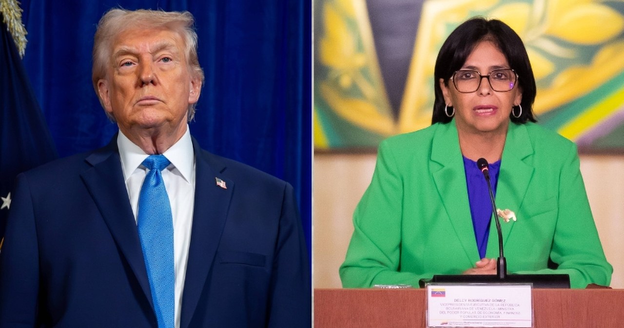 "Może zapłacić wyższą cenę". Donald Trump grozi wiceprezydent Wenezueli