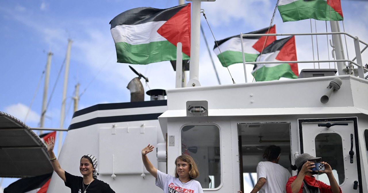 Greta Thunberg zmierza do Strefy Gazy. Izrael ostrzega