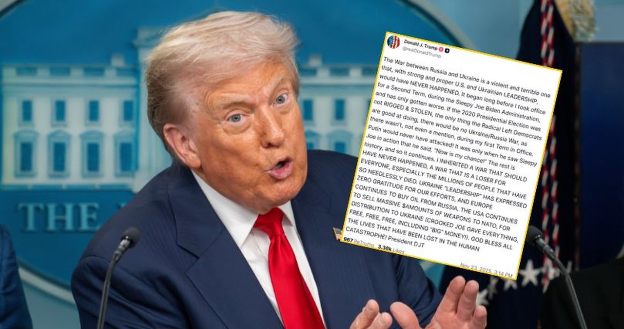 Trump atakuje ukraińską administrację. "Nie okazali wdzięczności"