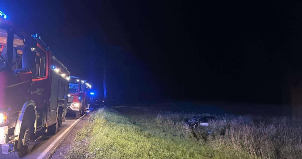 Tragiczny wypadek pod Bisztynkiem. Nie żyje mężczyzna i dziecko