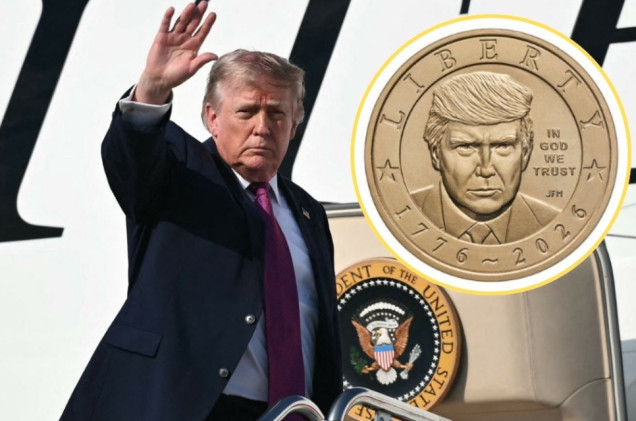 USA wybijają złote monety z wizerunkiem Trumpa
