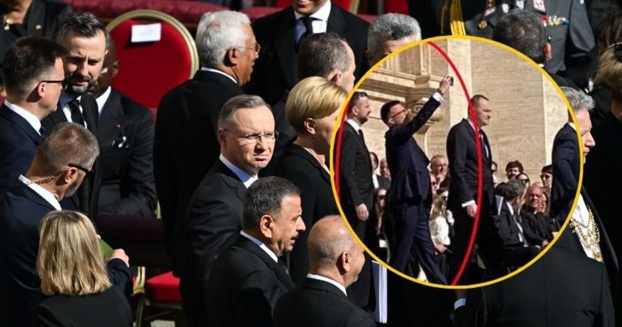 Hołownia na pogrzebie Franciszka. W sieci zawrzało