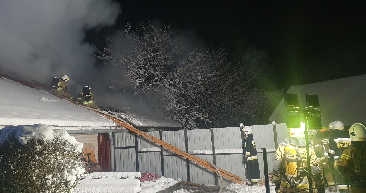 Pożar wybuchł w środku nocy. Tragedia pod Bielsko-Białą