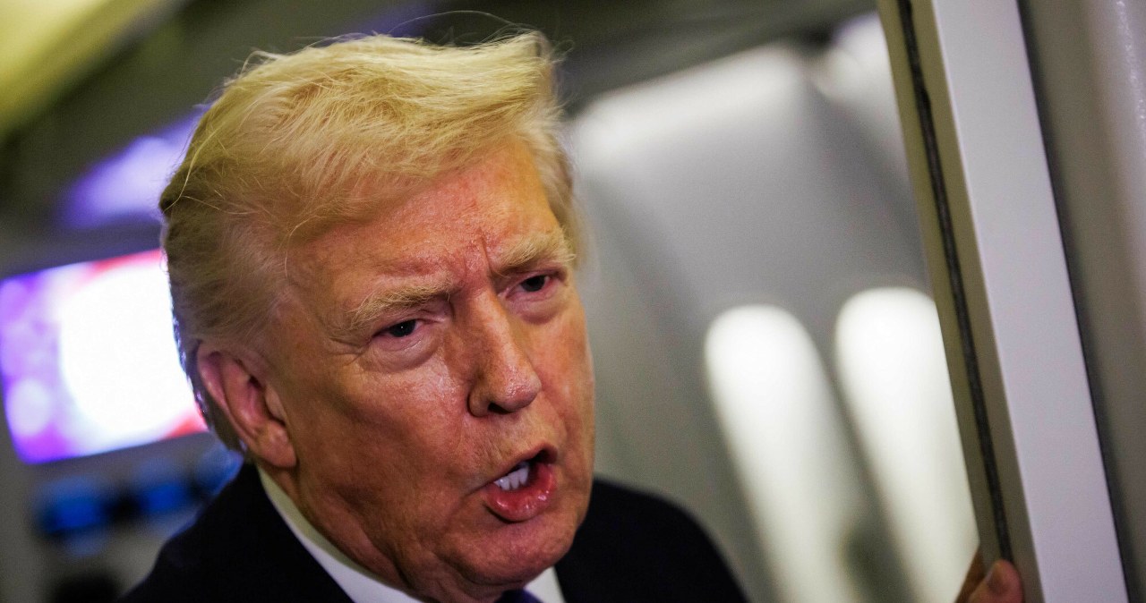 Tajemniczo o Ukrainie, z satysfakcją o Iranie. Trump komentuje