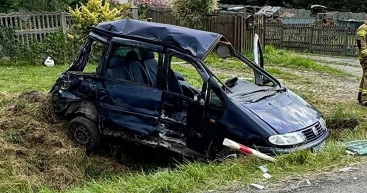 Wypadek w Małopolsce. Dwie osoby w szpitalach, w tym 8-latek