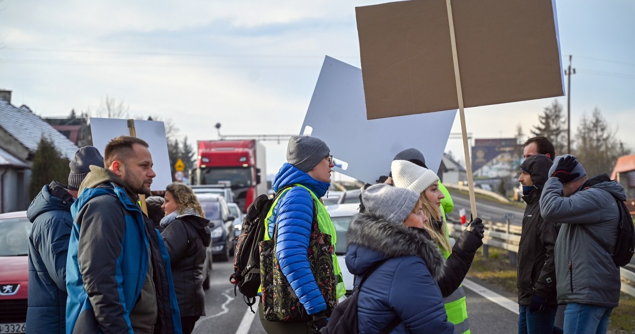 Blokada zakopianki. Mieszkańcy mówią "nie" planom nowej trasy