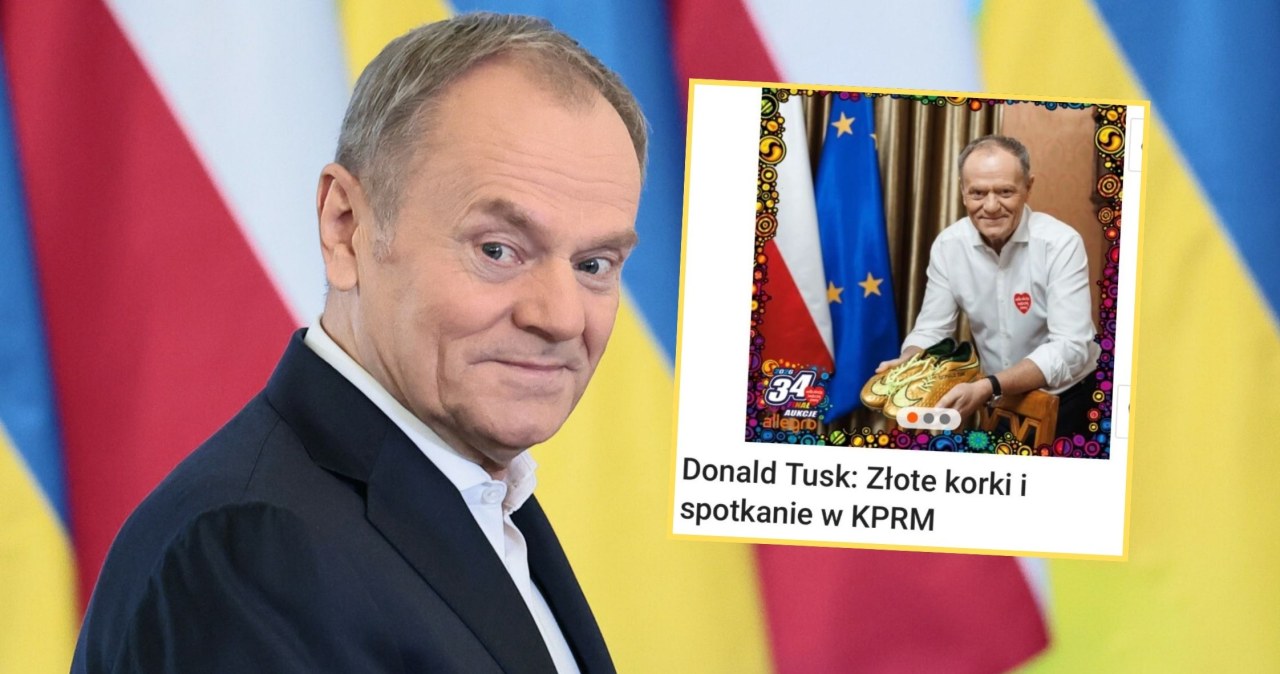 "Piękny wynik" za złote korki Donalda Tuska. Licytacja WOŚP zakończona