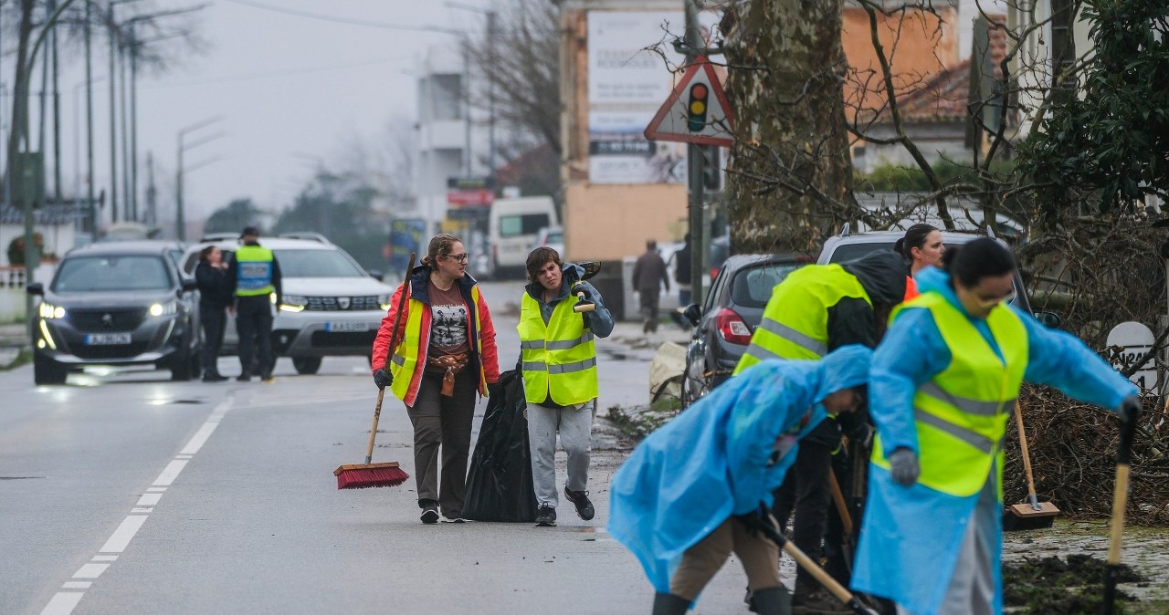 Rośnie liczba ofiar orkanu Kristin w Portugalii
