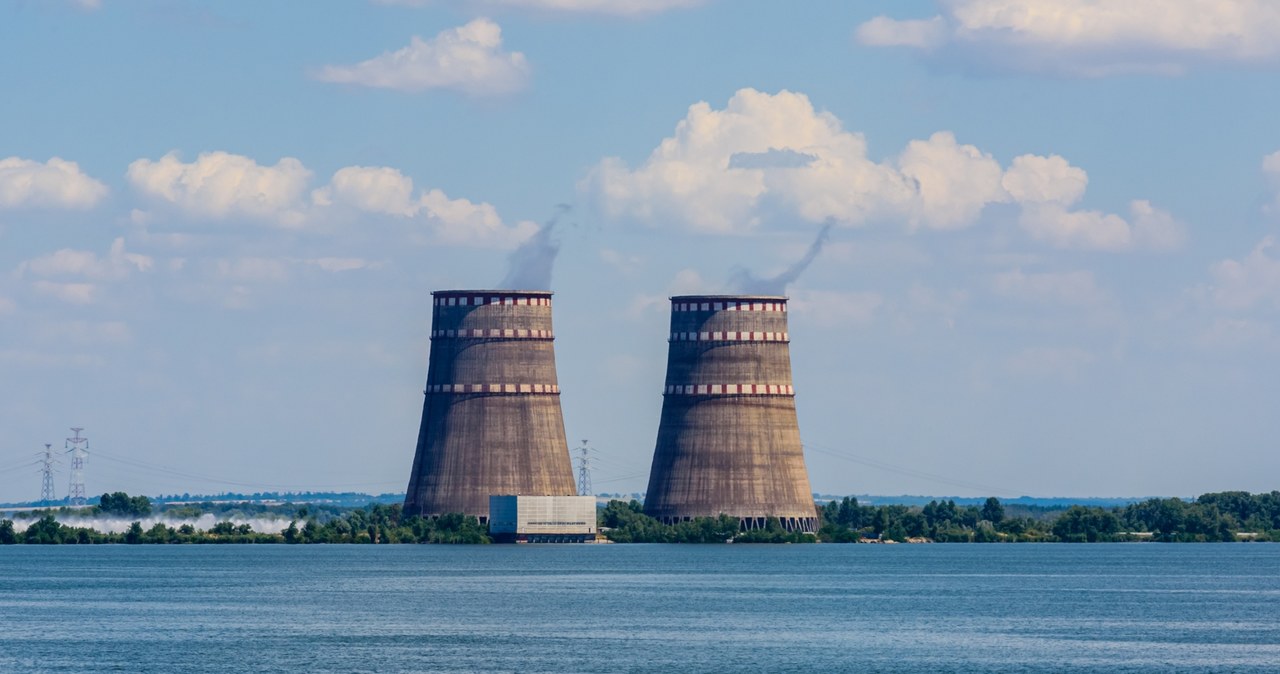 Pożar i dym w pobliżu ukraińskiej elektrowni jądrowej