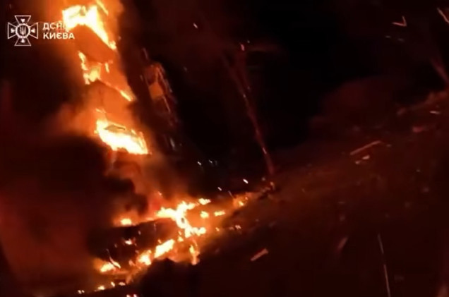 40 pocisków w 40 minut. Eksplozje i toksyczny dym po rosyjskim ataku