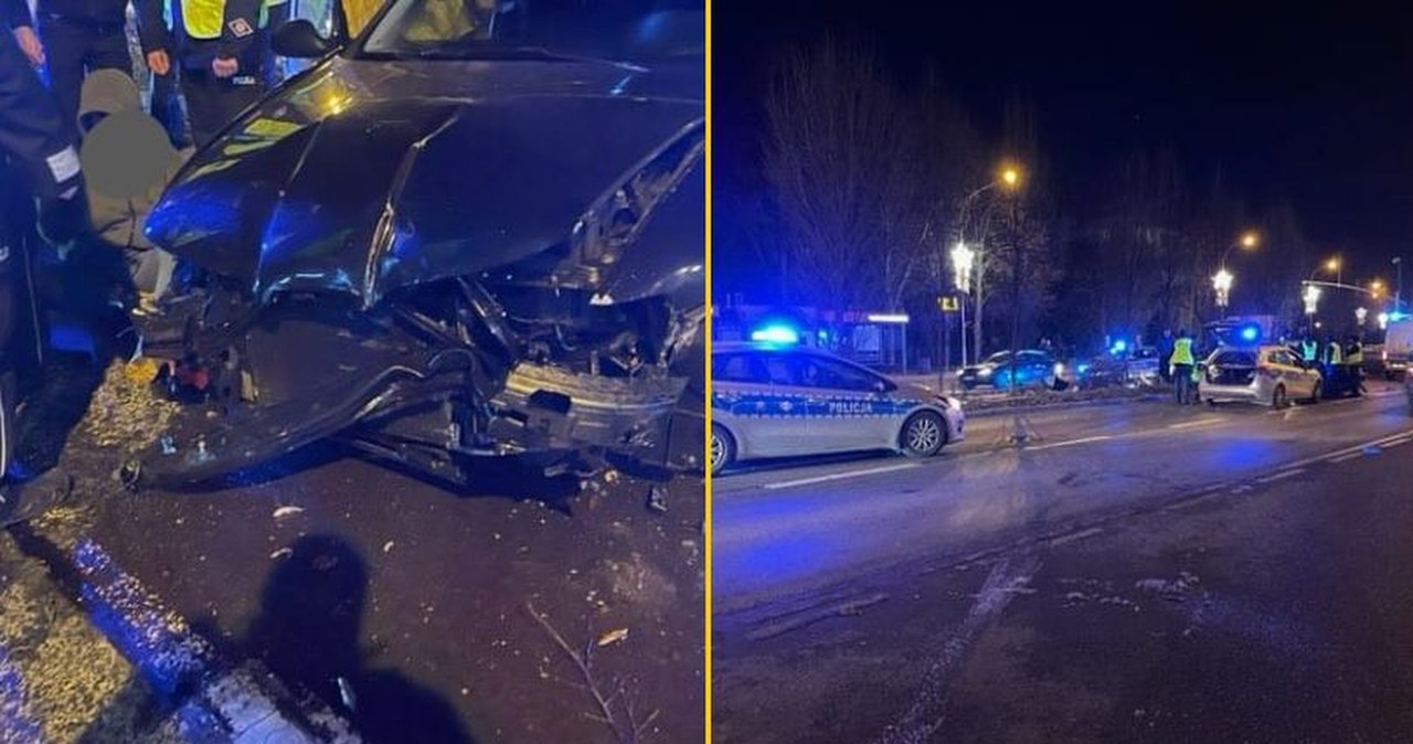 Szaleńczy pościg na Podkarpaciu. Kierowca taranował radiowozy i uciekał przez 30 kilometrów