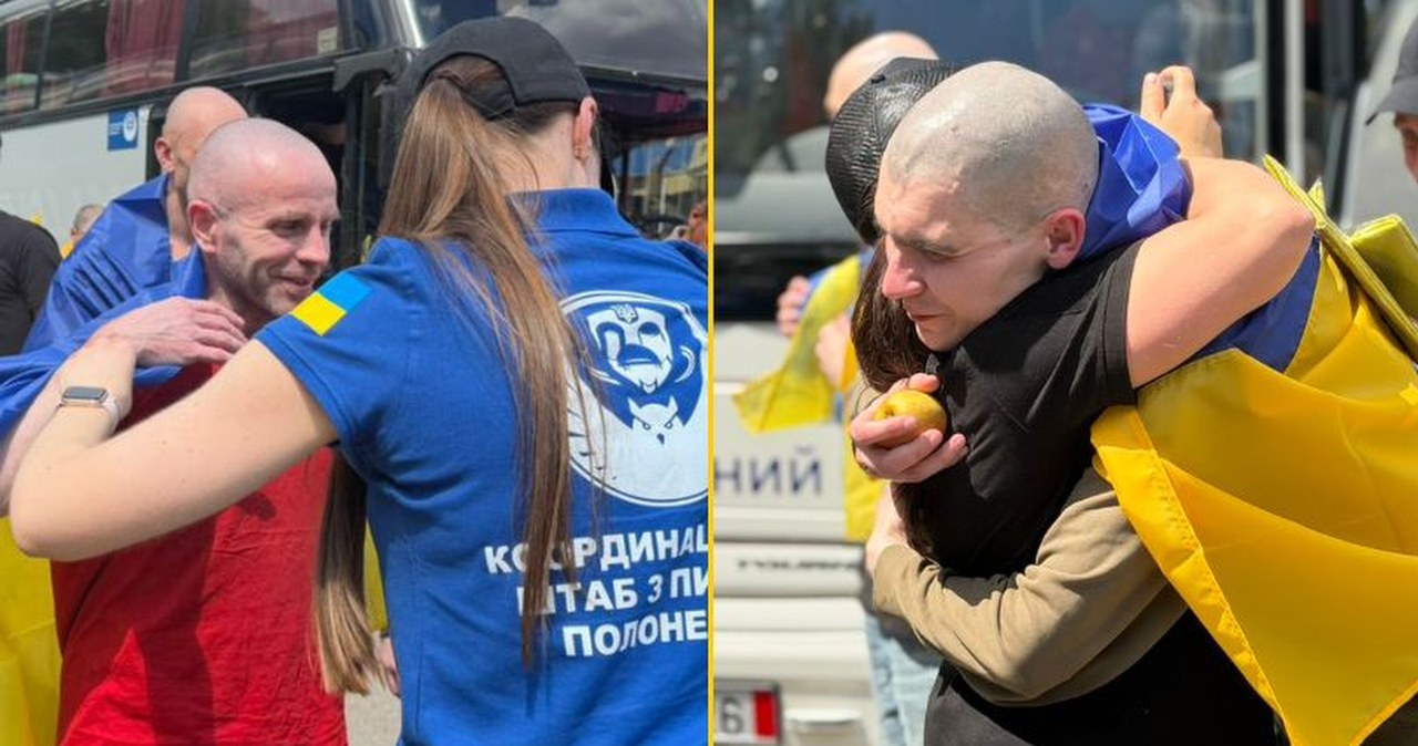 Obrońcy Mariupola i Azowstalu wrócili z rosyjskiej niewoli. Wymiana przy asyście USA
