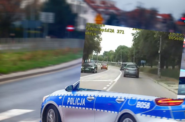 Pijany Białorusin bez prawa jazdy szalał na ulicach Białegostoku. Wszystko nagrała policyjna kamera