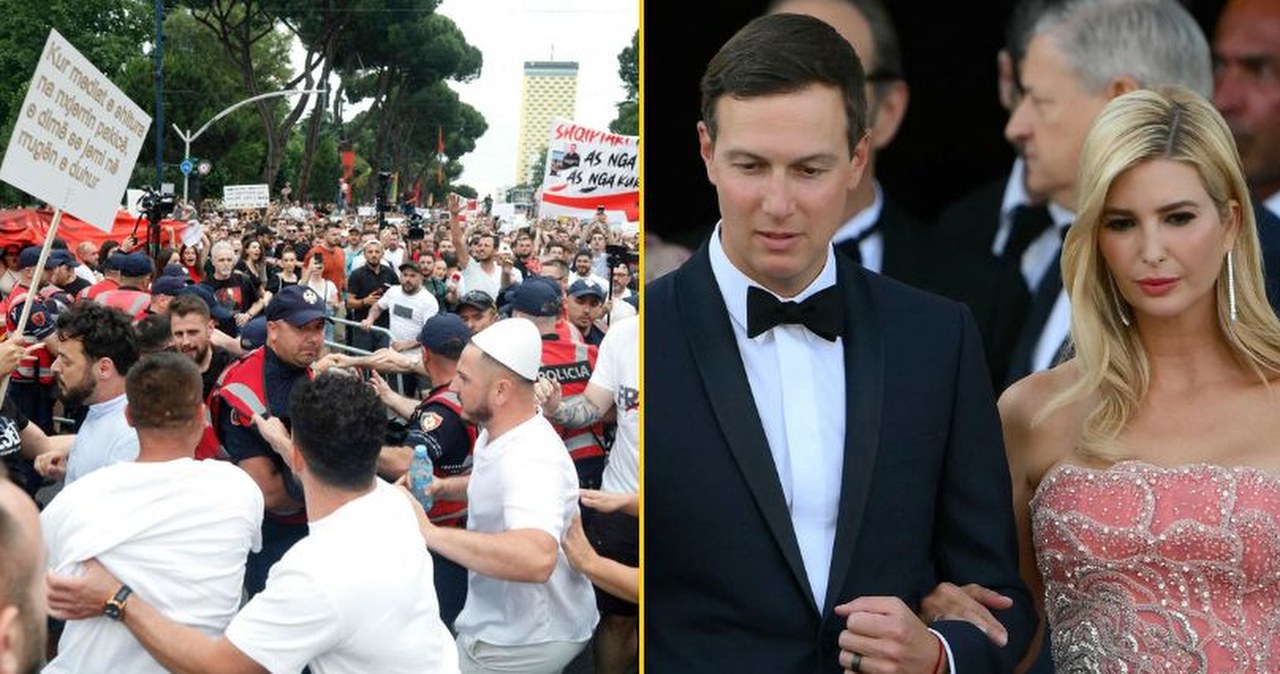 "Ty złodzieju". Gwałtowne protesty w Albanii, w tle inwestycja zięcia Trumpa