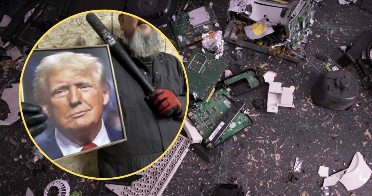 Demolowanie zdjęć Trumpa nową formą rozładowania wściekłości w Kanadzie