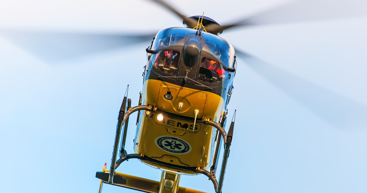 Wypadek w hucie w Dąbrowie Górniczej. Lądował śmigłowiec LPR