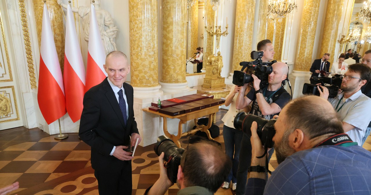 Andrzej Poczobut odebrał od prezydenta Order Orła Białego