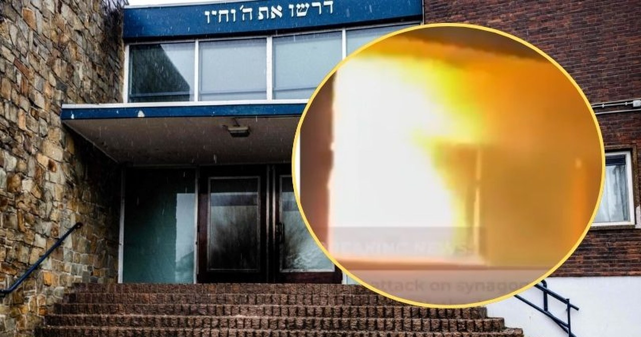 Pożar i eksplozja przed synagogą. Alarm w Rotterdamie