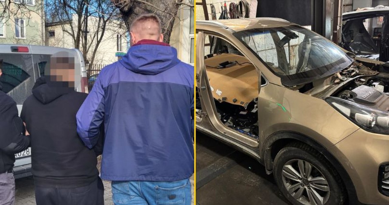 Rozbita dziupla samochodowa na Mazowszu