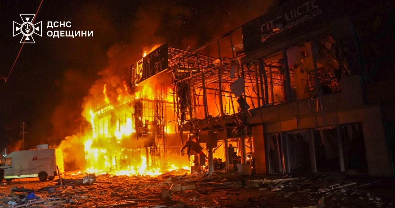 Noc terroru nad Ukrainą. "Jeden z największych ataków"