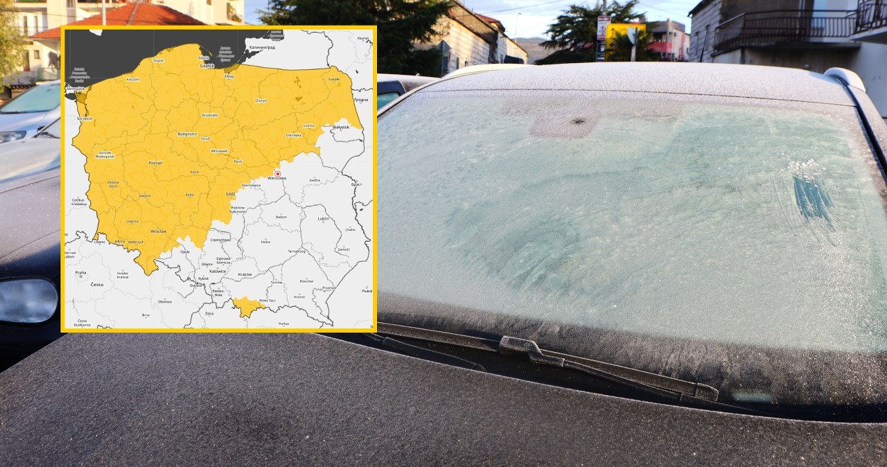 Przymrozki, gęsta mgła i śnieg. Alert dla 11 województw