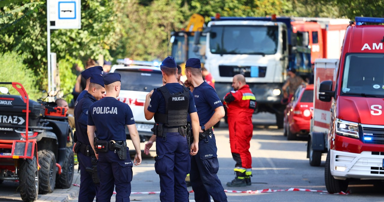 Funkcjonariusz wjechał w kobietę. Wypadek w trakcie policyjnego pościgu