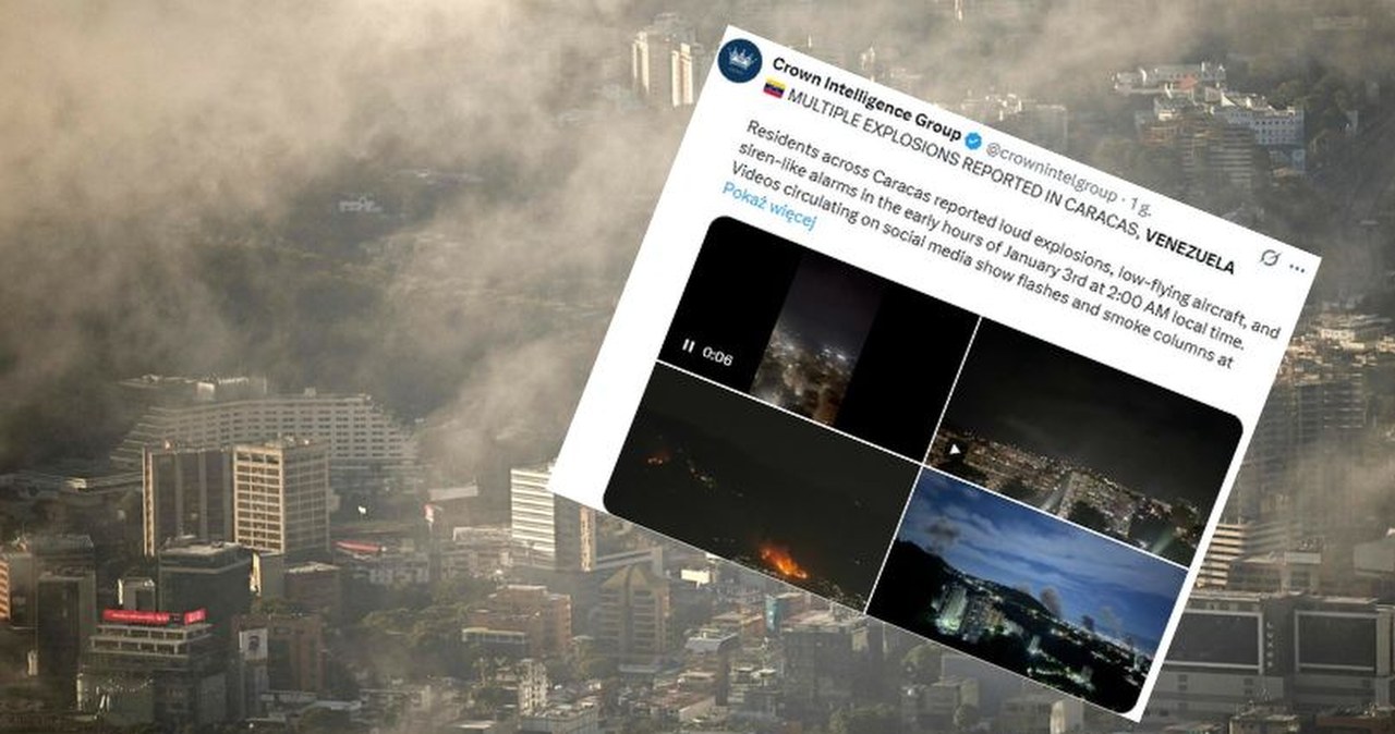 Eksplozje w Caracas. CBS: Trump nakazał ataki