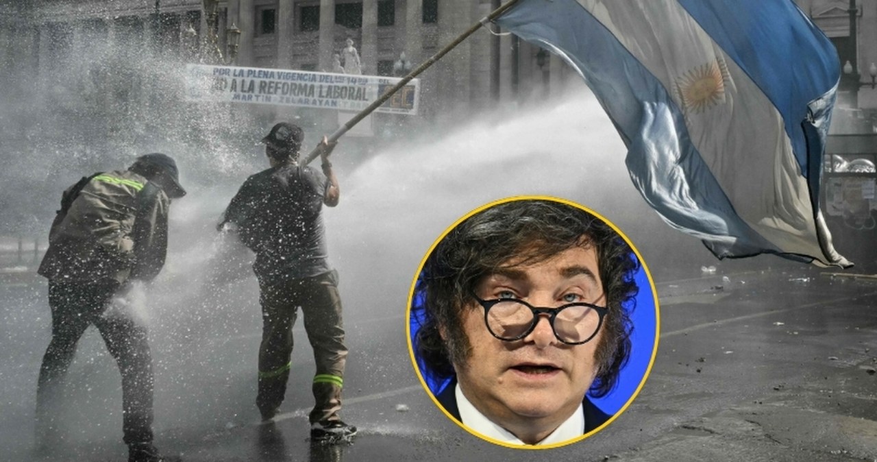 Zapowiedź wielkiego protestu. Milei chce, by wypłatę można było wziąć w naturze