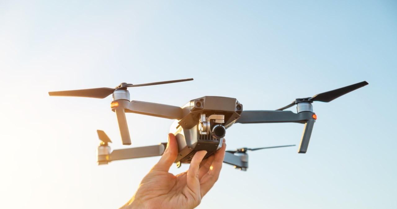 Dron nad oczyszczalnią ścieków w Małopolsce. Co na to służby?