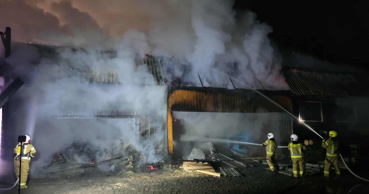 Pożar tartaku w Wiśle. Straty oszacowano na pół miliona złotych