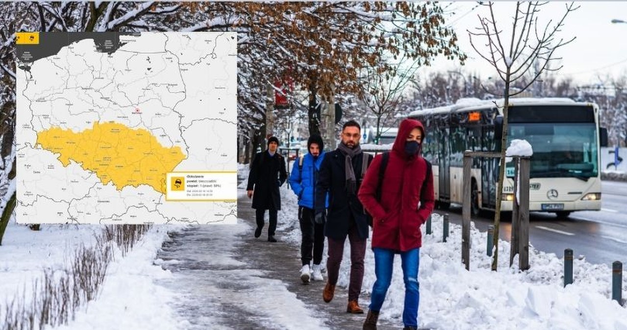 Drogi i chodniki zmienią się w ślizgawki. ​Alert dla połowy Polski