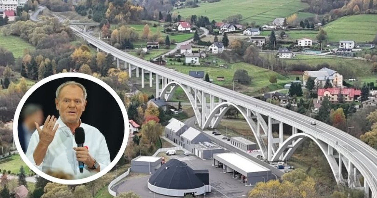 Tusk zachwycony uruchomieniem S1 Przybędza-Milówka. "Efektowny projekt"