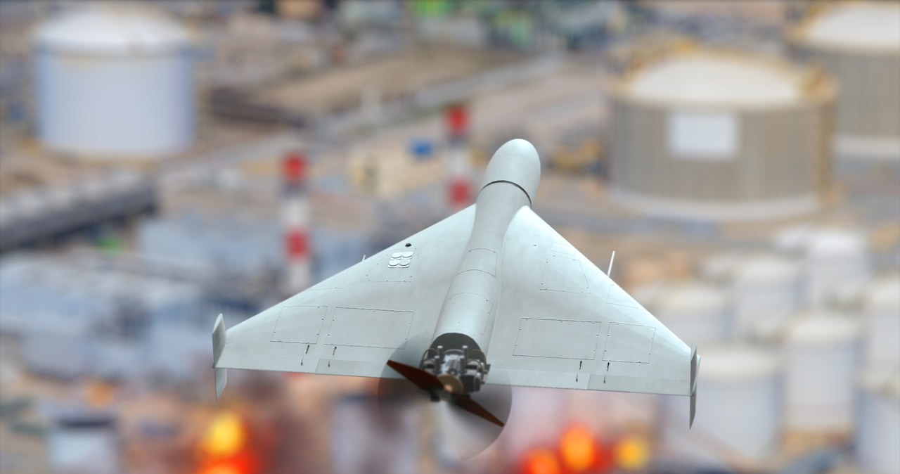 Ukraiński dron zaatakował 1400 km od granicy. Uderzył w rosyjską rafinerię