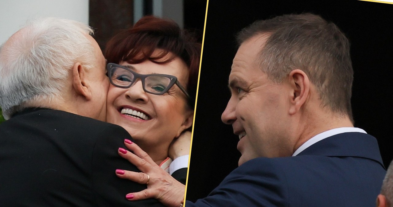 Kulisy spotkania PiS w Sękocinie. Na miejscu Nawrocki, podziękowała za "brudną kampanię"