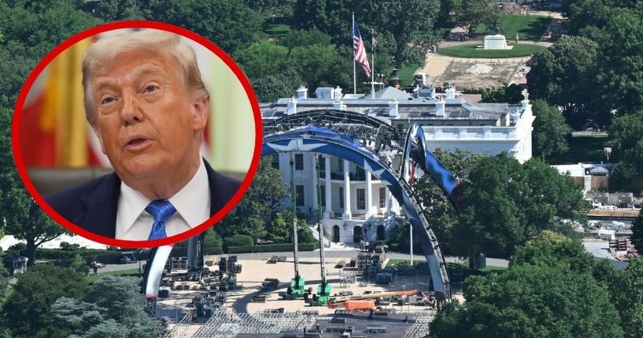 Oktagon w ogrodach Białego Domu. Trump szykuje urodziny, jakich Ameryka jeszcze nie widziała