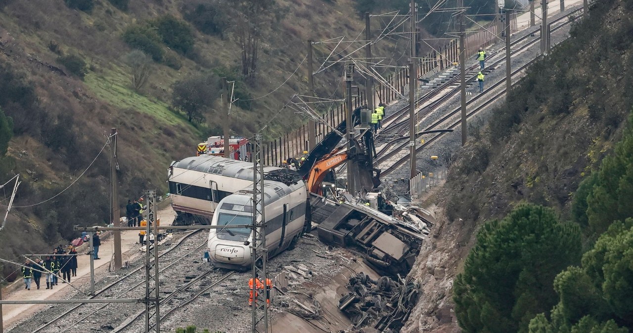 Wzrosła liczba ofiar katastrofy kolejowej w Hiszpanii