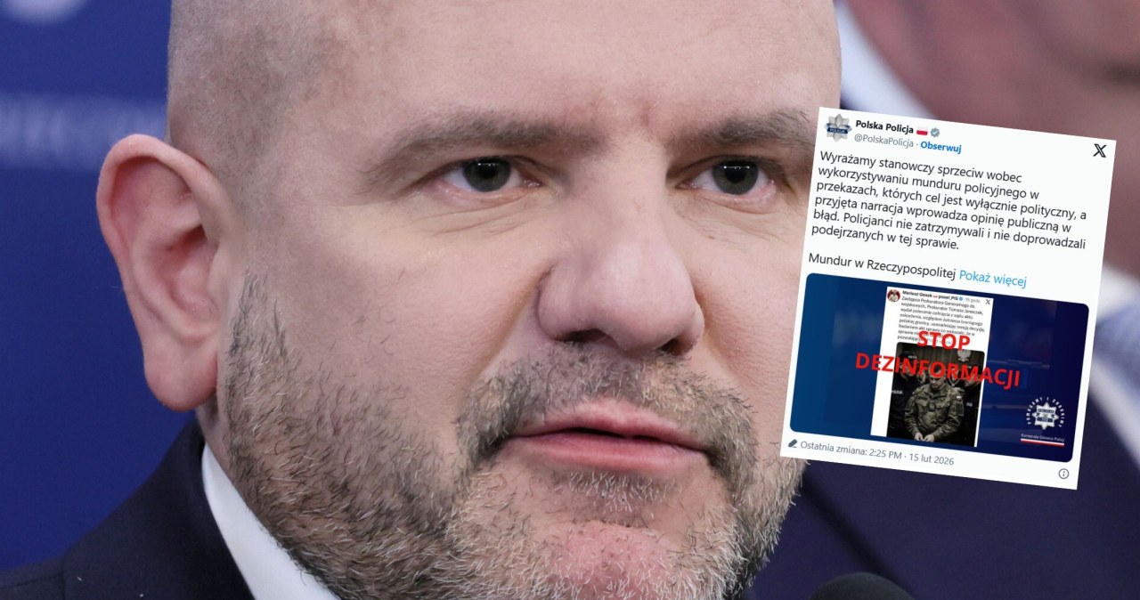 Ostra reakcja policji na wpis posła PiS. "Wyrażamy stanowczy sprzeciw"